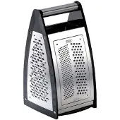 GEFU Râpe carrée, Râpe, Noir, Argent