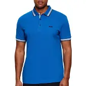 BOSS Paddy 10241663 Green Short Sleeve Polo Bleu 2XL Homme