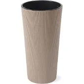 Lamela Flowerpot Lilia 878-85, plastic, Ø 25 cm, brown (25 x 47 cm)