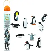 Safari 683404 Penguins Toob Mini Play Dolls - set