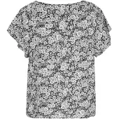 Jeona Chemisier 'Fashion Look' noir / blanc