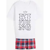 Bonprix Pyjashort 100% coton à manches courtes