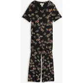 Bonprix T-shirt et jupe-culotte en viscose fluide (ens. 2 pces)