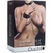 Ouch! Collier Et Menottes En Cuir