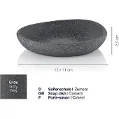 kela Porte-Savon Kela Roda Grey