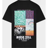 Poederbaas T-Shirt Poederbaas Femme Arty Black-S
