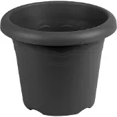 Hega hogar Flori Cachepot Ronde Anthracite D16cm (lot de 8)