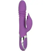 California Exotic Enchanted Kisser vibromasseur muni d’un stimulateur clitoridien Purple 23,5 cm