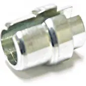 Bofix Poussoir de butée avec fente pour Weinmann (25 pièces) - Argent