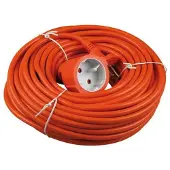 Besli 40084 Verlengkabel - 2x1mm - H05VV - 20m