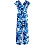 Betty & Co Combinaison bleu / bleu foncé / blanc