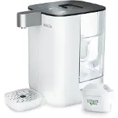 Karaca Distributeur d'eau chaude BRITA Cube (4 L) blanc – Technologie UV-C et filtre MAXTRA PRO