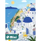 Pieces & Peace Puzzle Mini Puzzle - Santorin - 51 à 99 pièces