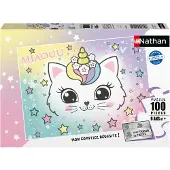Nathan Puzzle Chaton Arc-en-Ciel