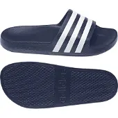 Adidas Mule 'Adilette Aqua' bleu foncé / blanc