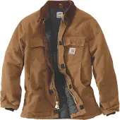 Carhartt Insulated Traditional Coat Jacket Marron L Homme