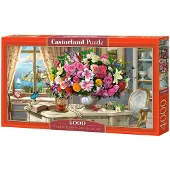 Castorland Puzzle Fleurs d'Été et Tasse de Thé - 4000 pièces