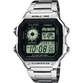 Casio Montre digitale noir / argent