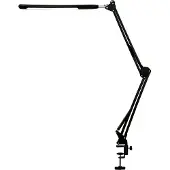 INF Lampe de bureau LED noire avec bras pivotant réglable