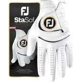 Footjoy StaSof Golf White Main gauche ML Gants pour femmes