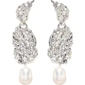 Pilgrim Boucles d'oreilles 'True' argent / blanc perle