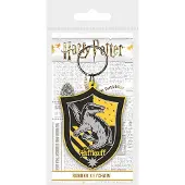 Harry Potter Porte-clés en caoutchouc Harry Potter Poufsouffle 6 cm, Multicolore