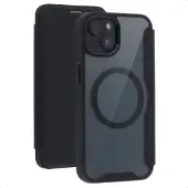 IMoshion Bookcase Transparente avec MagSafe pour Apple iPhone 14 / 13 - Noir