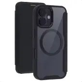 IMoshion Bookcase Transparente avec MagSafe Apple iPhone 16 - Noir