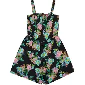 Roxy Playa Baby Printed Sleeveless Romper Noir 14 Years Fille