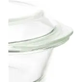 Usorteret casserole en borosilicate 2000ml, Poêle + casserole, Transparent