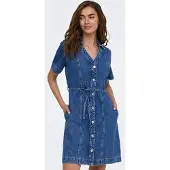 ONLY Robe-chemise 'ONLFina' bleu denim