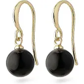 Pilgrim Boucles d'oreilles 'Goldie' or / noir