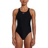 Nike Solid Swimsuit Noir US 30 Femme