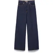 Levi's pour femme. A6081-0019 Jeans à jambe large Ribcage blue (27/32), Bleu, Casuel, Coton, Denim