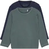 Minymo T-Shirt marine / bleu-gris