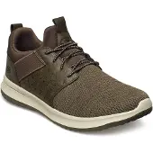 SKECHERS Baskets basses 'Delson Camben' olive