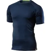Neo Tools Hommes, T-shirt, 81-614-S, Bleu, (S)