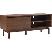 Happy Garden Meuble TV en bois foncé 120cm SARAH