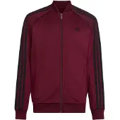Adidas Originals Veste de survêtement 'SST' bourgogne / noir