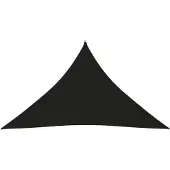 vidaXL Voile de parasol tissu oxford triangulaire 3x3x4,24 m noir