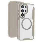 IMoshion Bookcase Transparente avec MagSafe pour Samsung Galaxy S26 Ultra - Beige