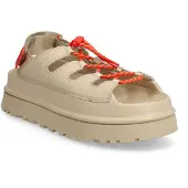 Ugg - Bottes en cuir - W Goldenglow Toggle Mustard Seed pour Femme en Cuir - Taille 38 - Beige