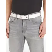 Tommy Hilfiger Ceinture 'Denton' blanc