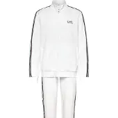 EA7 pour homme. 7M001867_AF12660 Ensemble Italian blanc (XL), Sport, Coton, Manche longue