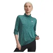 Under Armour Tech Twist Half Zip Sweatshirt Vert M Femme