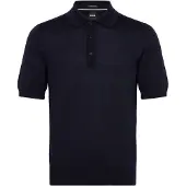 BOSS Polo en maille de laine vierge