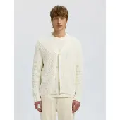 Selected Vestes en maille blanc