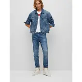 HUGO T-Shirt 'Diragolino212' rouge clair / noir / blanc