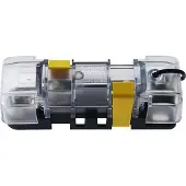 Blue Sea Systems Block Emergencia Fuse Noir
