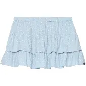 Superdry Femme Mini-jupe à Volants Imprimée Blue Taille: 36